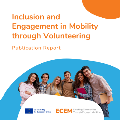 Cover of the Inclusion and Engagement in Mobility through Volunteering report